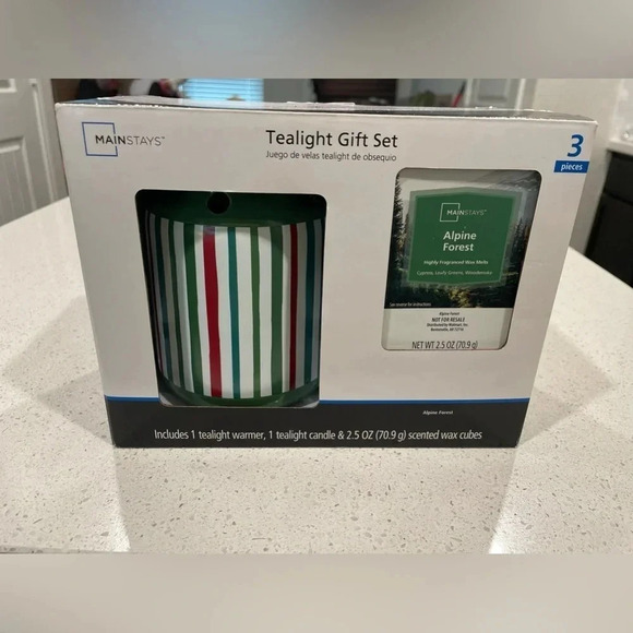 Mainstays tea light gift set alpine forest scent - Picture 1 of 3